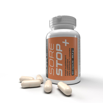 Voedingssupplement in capsulevorm – SORE STOP + Met gepatenteerd PEA-ARTICOL™-complex Code: INTB043