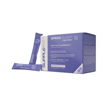 SPEEDSLEEP – Gelvoedingssupplement met melatonine - 300 ml Met verkorte SOMNIWELL™-compressor Kabeljauw: INTB028